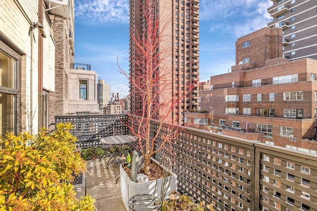 19 E 88th St Unit 15G, New York City, NY 10128 - balcony featuring a view of city