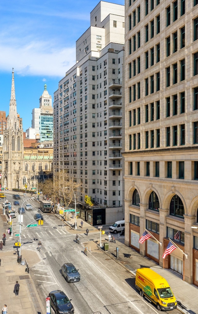 view of property with a view of city