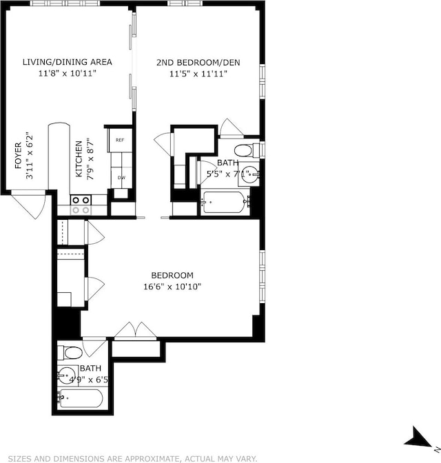 25 Tudor City Pl Unit 2119, New York City, NY 10017 - view of home floor plan