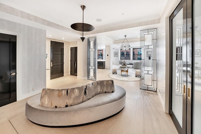 10 Jay St Unit 4, New York City, NY 10013 - living room featuring light wood finished floors and baseboards