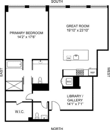 40 Mercer St Unit 9, New York City, NY 10013 - home floor plan