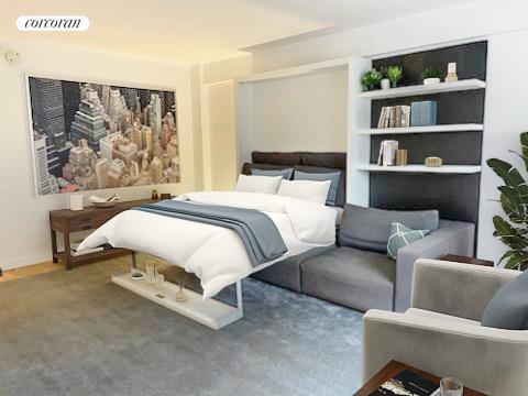 bedroom with visible vents