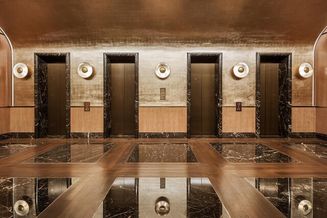 53 W 53rd St Unit 49A, New York City, NY 10019 - interior details with elevator