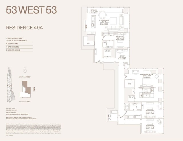 53 W 53rd St Unit 49A, New York City, NY 10019 - plan