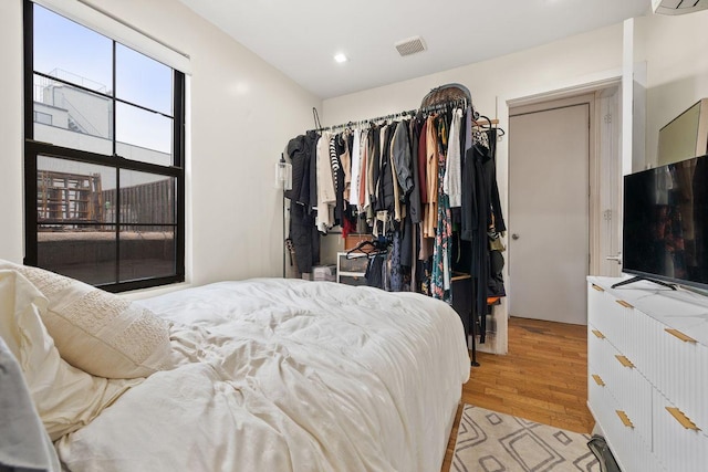 118 Kingsland Ave Unit 1, New York City, NY 11222 - bedroom with light wood-type flooring and recessed lighting