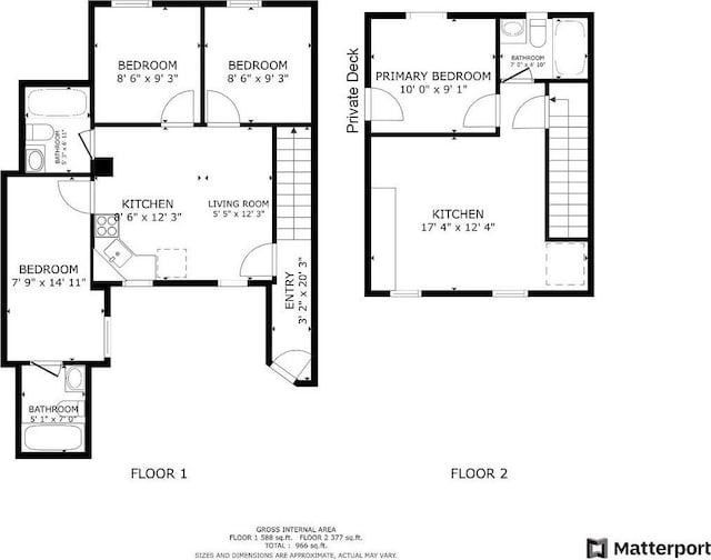 118 Kingsland Ave Unit 1, New York City, NY 11222 - floor plan / room layout