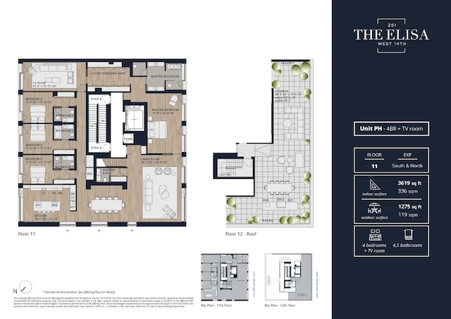 251 W 14th Street Penthouse, New York City, NY 10011 - home floor plan