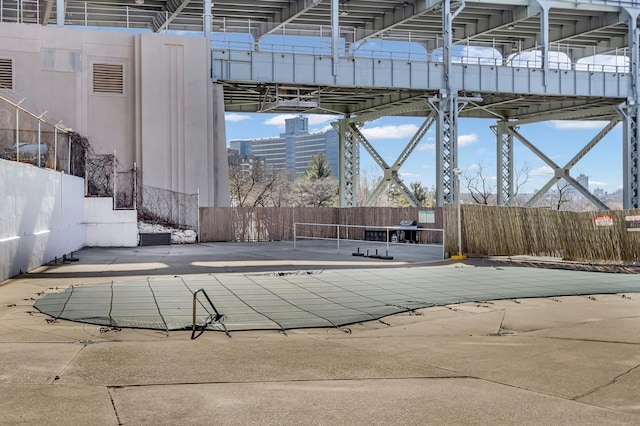 2390 Palisade Ave Unit 5-J, New York City, NY 10463 - view of swimming pool featuring a patio area