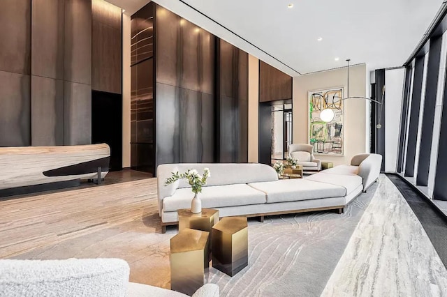 view of living area