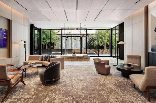 view of community lobby