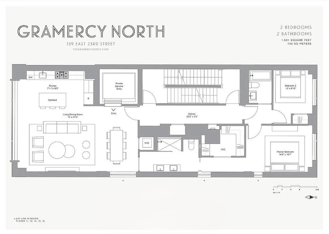 139 E 23rd St Unit 8, New York City, NY 10010 - property floor plan