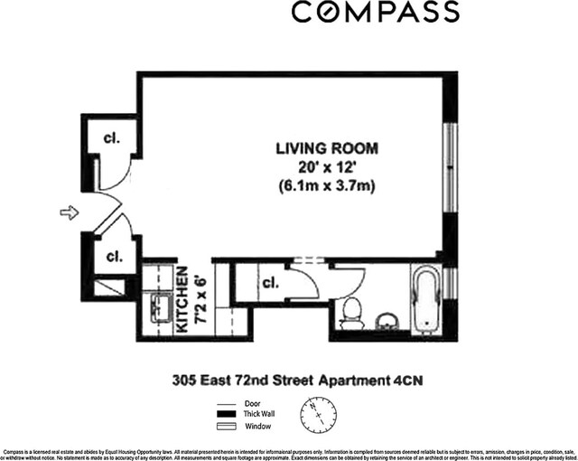 305 E 72nd St Unit 4Cn, New York City, NY 10021 - view of layout