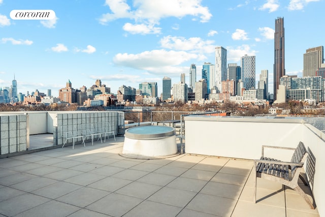 450 Warren St Twoc, Unit Twoc, New York City, NY 11217 - view of patio featuring a skyline view