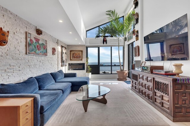 91-16 Shore Front Pkwy Unit 6H, New York City, NY 11693 - living area featuring recessed lighting