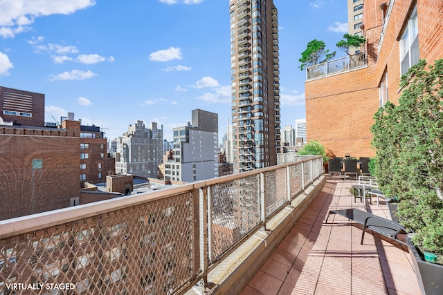 75 E End Ave Unit 19C, New York City, NY 10028 - balcony with a skyline view
