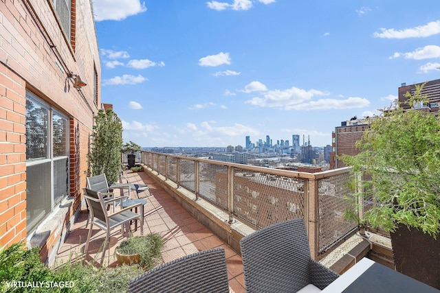 75 E End Ave Unit 19C, New York City, NY 10028 - balcony with a view of skyline