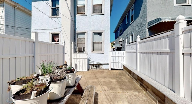 view of patio / terrace with a fenced backyard