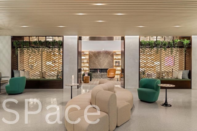 215 W 28th St Unit 14C, New York City, NY 10001 - building lobby with recessed lighting