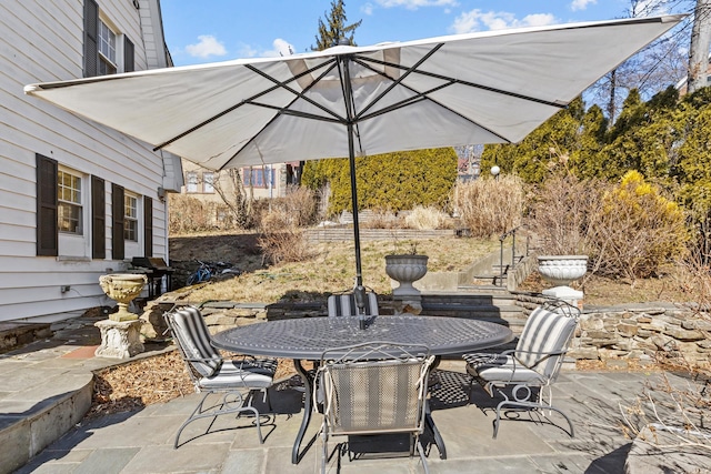 view of patio / terrace with outdoor dining area