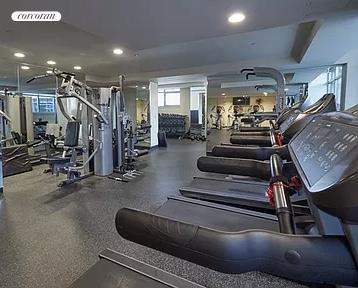 1485 5th Ave Unit 16E, New York City, NY 10035 - workout area with recessed lighting