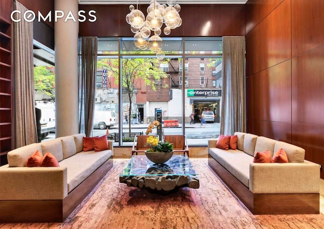 view of community lobby