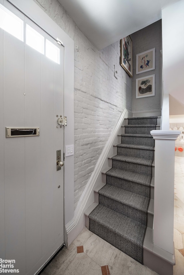 entrance foyer with stairs