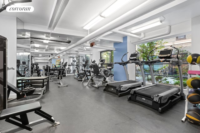 230 Riverside Dr Unit 16M, New York City, NY 10025 - view of workout area