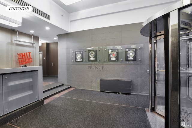 421 W 54th St Unit 4B, New York City, NY 10019 - reception featuring recessed lighting