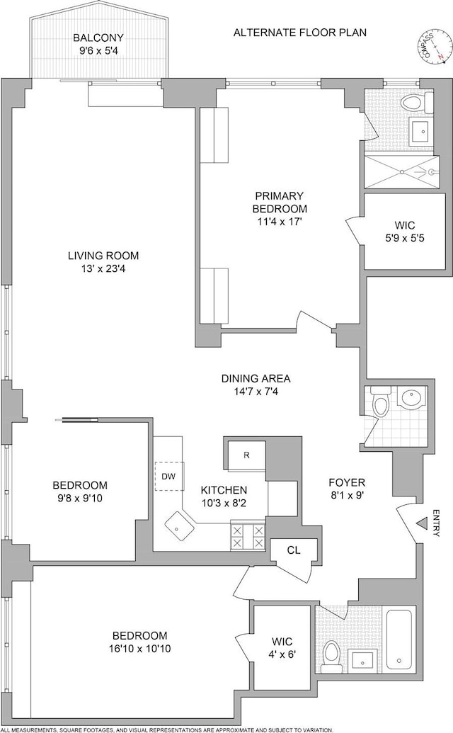 132 E 35th St Unit 7H, New York City, NY 10016 - property floor plan