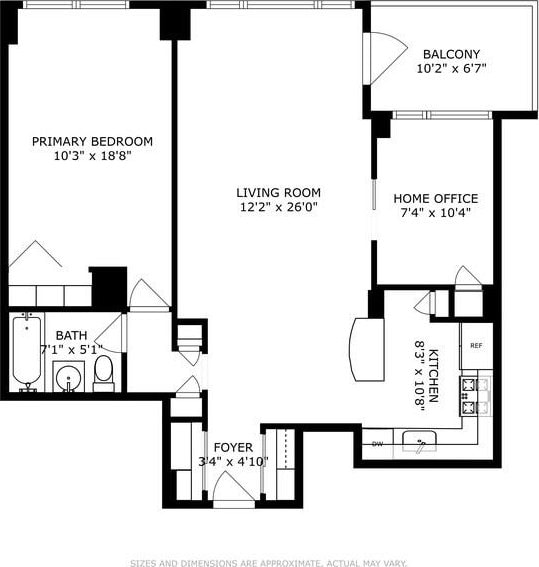 400 E 77th St Unit 3-A, New York City, NY 10075 - view of property floor plan