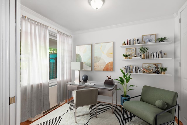 400 E 77th St Unit 3-A, New York City, NY 10075 - office with ornamental molding