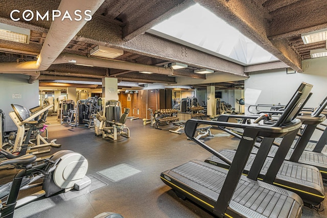 view of exercise room