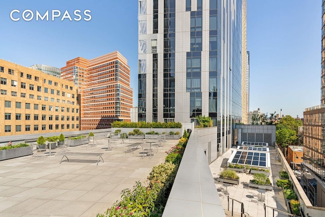 exterior space featuring a city view