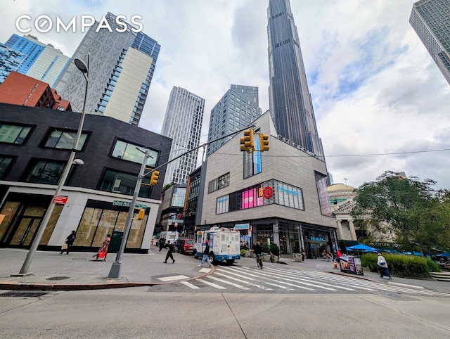 view of property with a city view