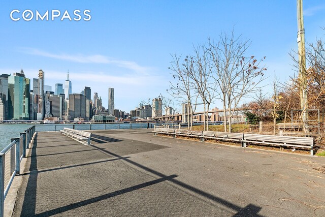 view of street with a city view