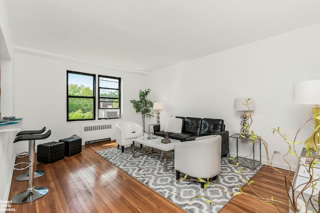 3840 Greystone Ave Unit 5L, New York City, NY 10463 - living room with radiator heating unit and hardwood / wood-style floors