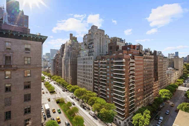 view of city skyline