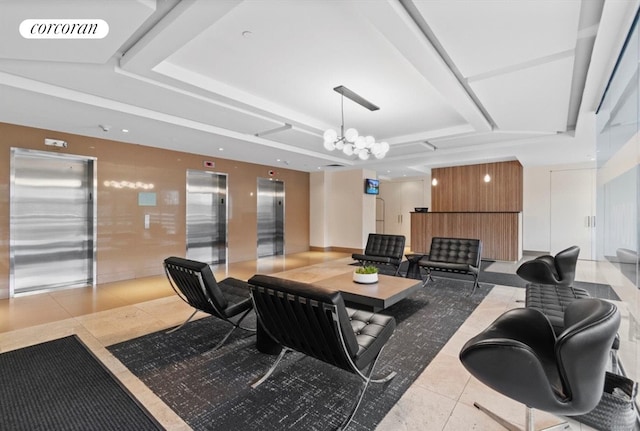 building lobby with visible vents