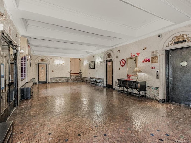 156-08 Riverside Dr W Unit 3H, New York City, NY 10032 - community lobby featuring crown molding