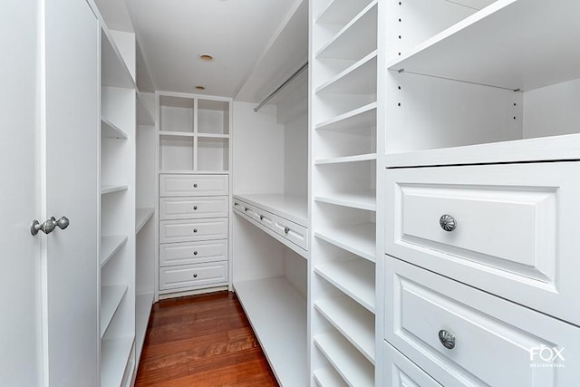 510 E 86th St Unit 14C, New York City, NY 10028 - spacious closet with dark wood finished floors
