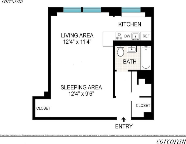 235 Adams St Unit 7B, New York City, NY 11201 - view of property floor plan