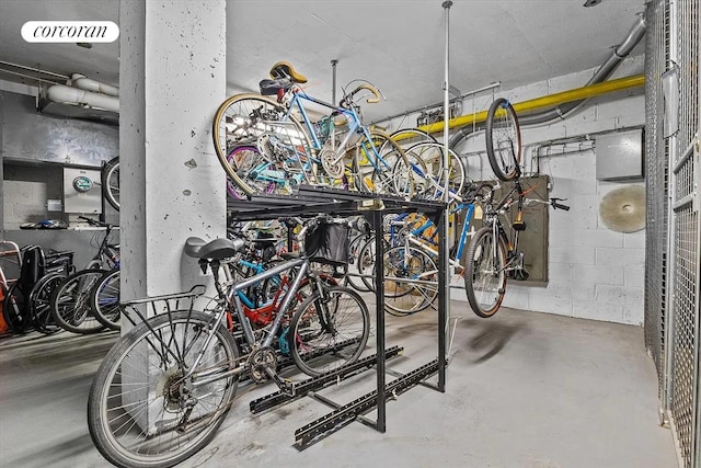 235 Adams St Unit 7B, New York City, NY 11201 - garage with bike storage