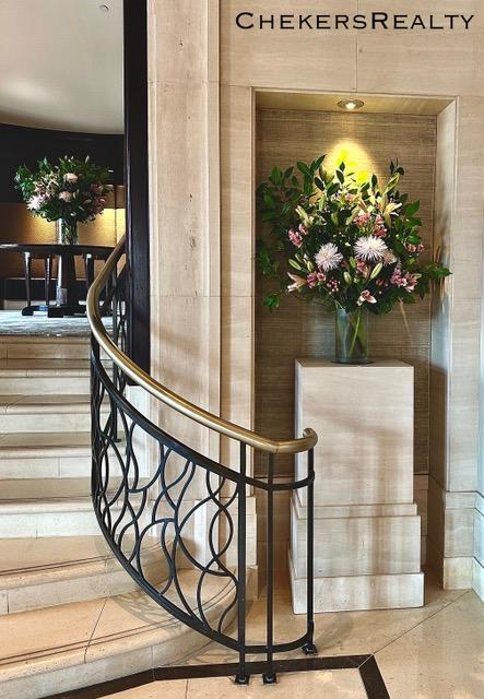 240 Riverside Blvd Unit 19-C, New York City, NY 10069 - reception area featuring stairs