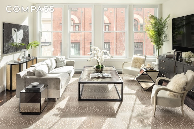 sunroom featuring plenty of natural light