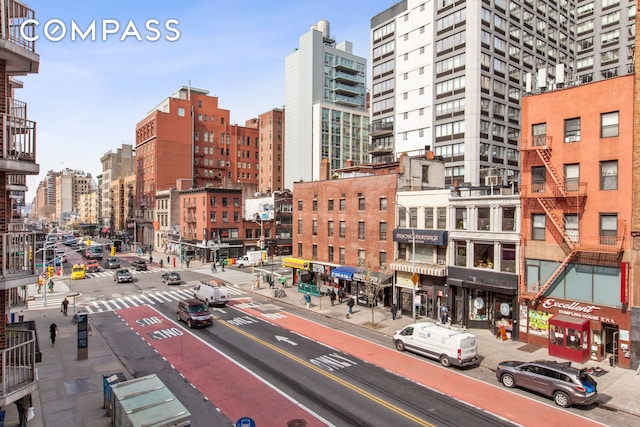 view of property featuring a city view