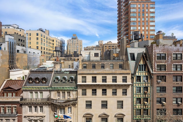 view of property with a city view