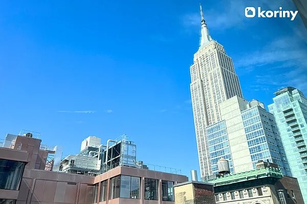 view of building exterior with a view of city