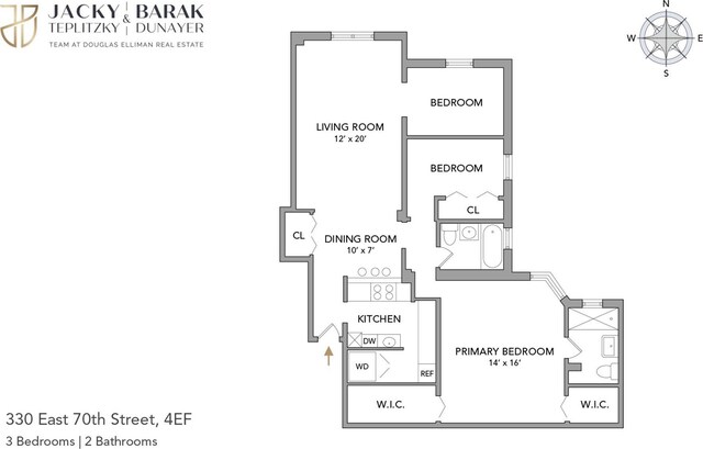 330 E 70th St Unit 4Ef, New York City, NY 10021 - floor plan / room layout