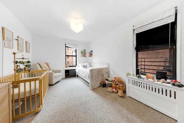 bedroom featuring carpet floors