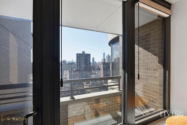 330 E 38th St Unit 24A, New York City, NY 10016 - balcony featuring a view of skyline